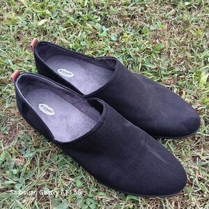 Dr. Scholl's Oxford Suede Shoes Women's Loafer 11M Black Slip-on